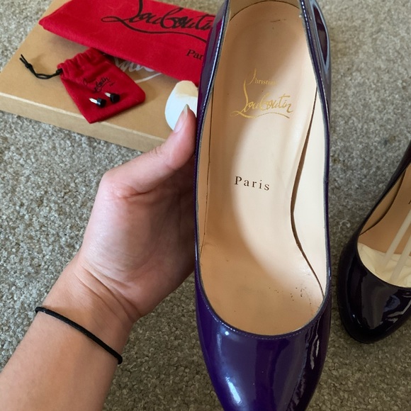 Louboutin Purple Pumps - Picture 2 of 7